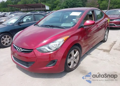 2013 Hyundai Elantra Gls z USA, uszkodzony, nr VIN 5NPDH4AE5DH358120